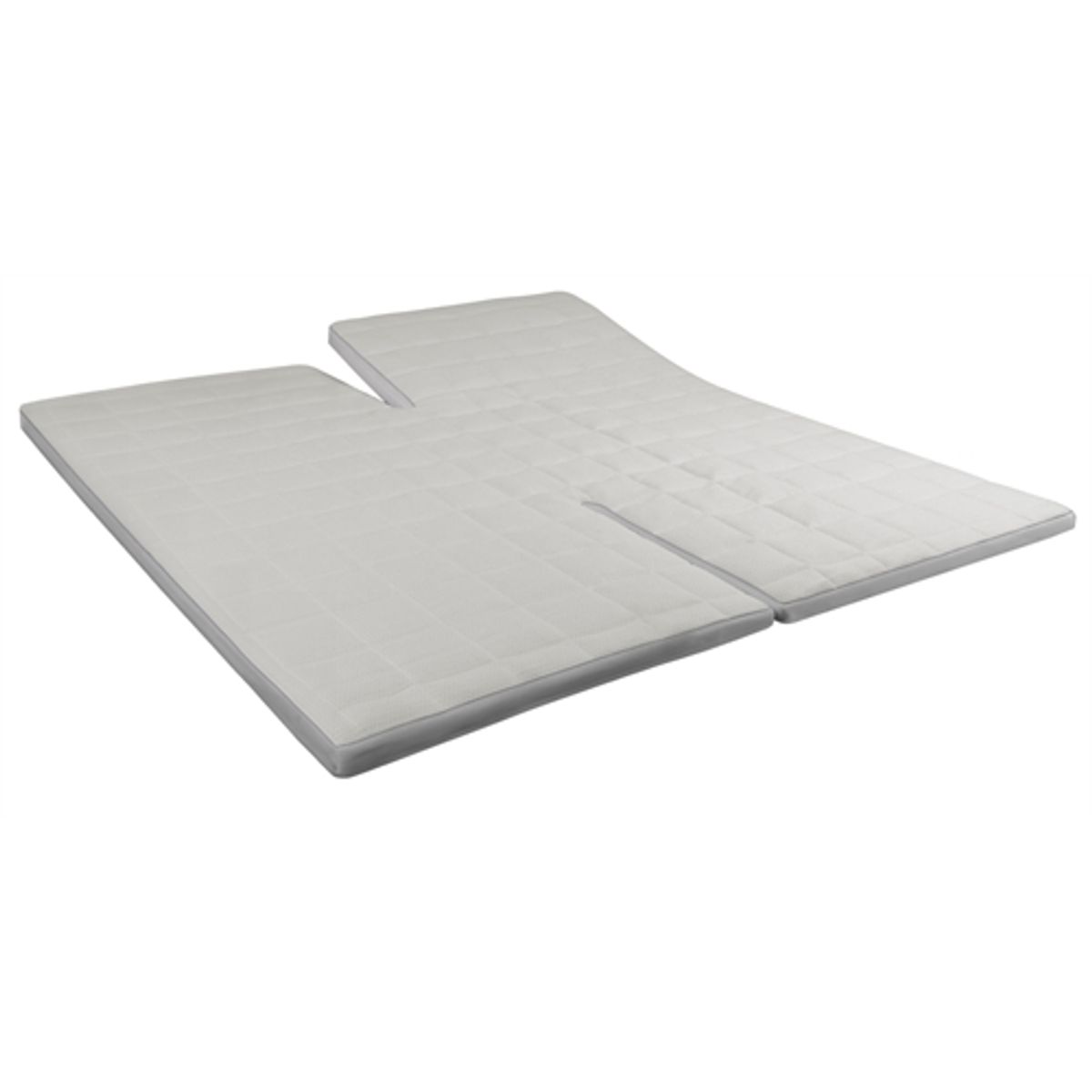 Topmadras med U-split - 160x200 cm 5 cm høj - Advance Memory skum - Zen Sleep - Ergonomisk topmadras