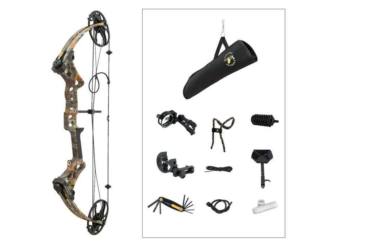 Topoint M1 compoundpakke begynder 20-70 pund 19-30" camo