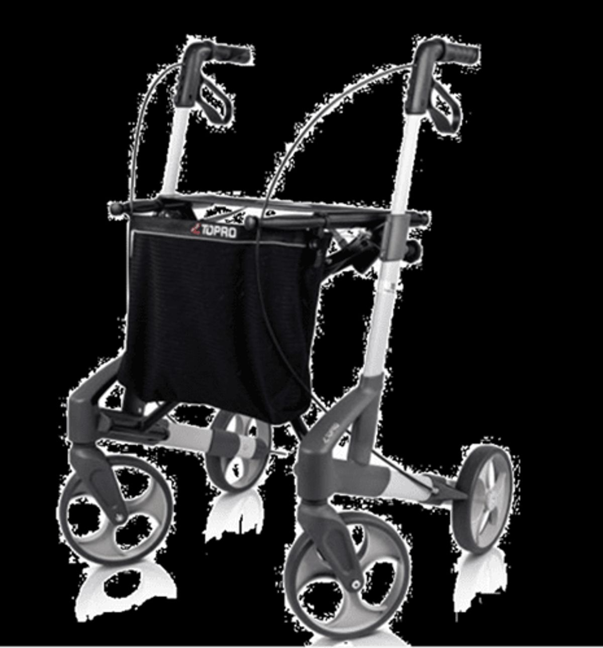 Topro Troja Rollator - Lav (67-86 cm) - Grå