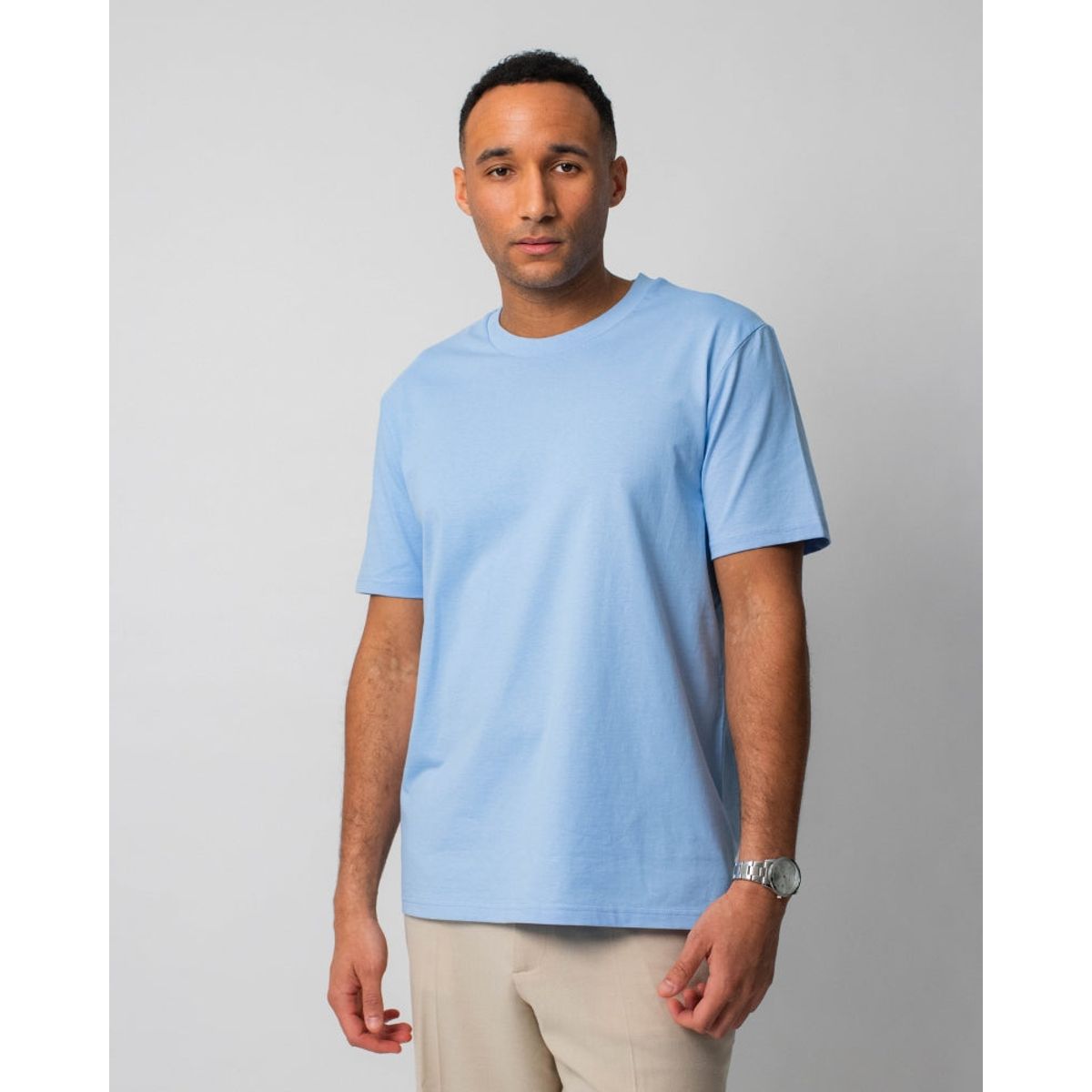 Torino Tee - Sky Blue - Sky Blue / Ekstra Large