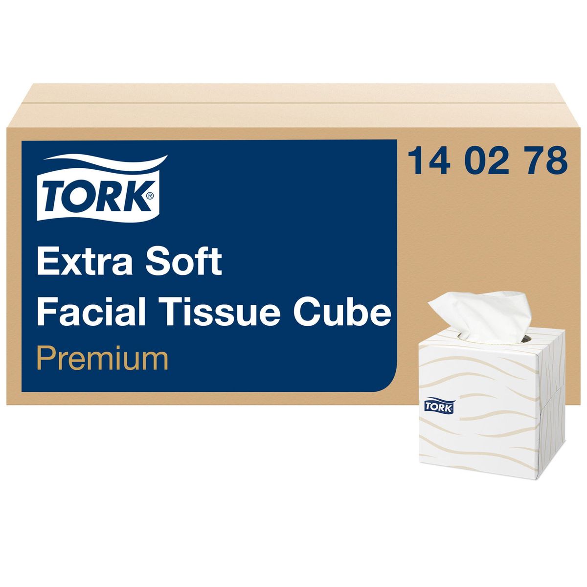 Tork 140278 Extra Soft 2lags ansigtsservietter 100stk