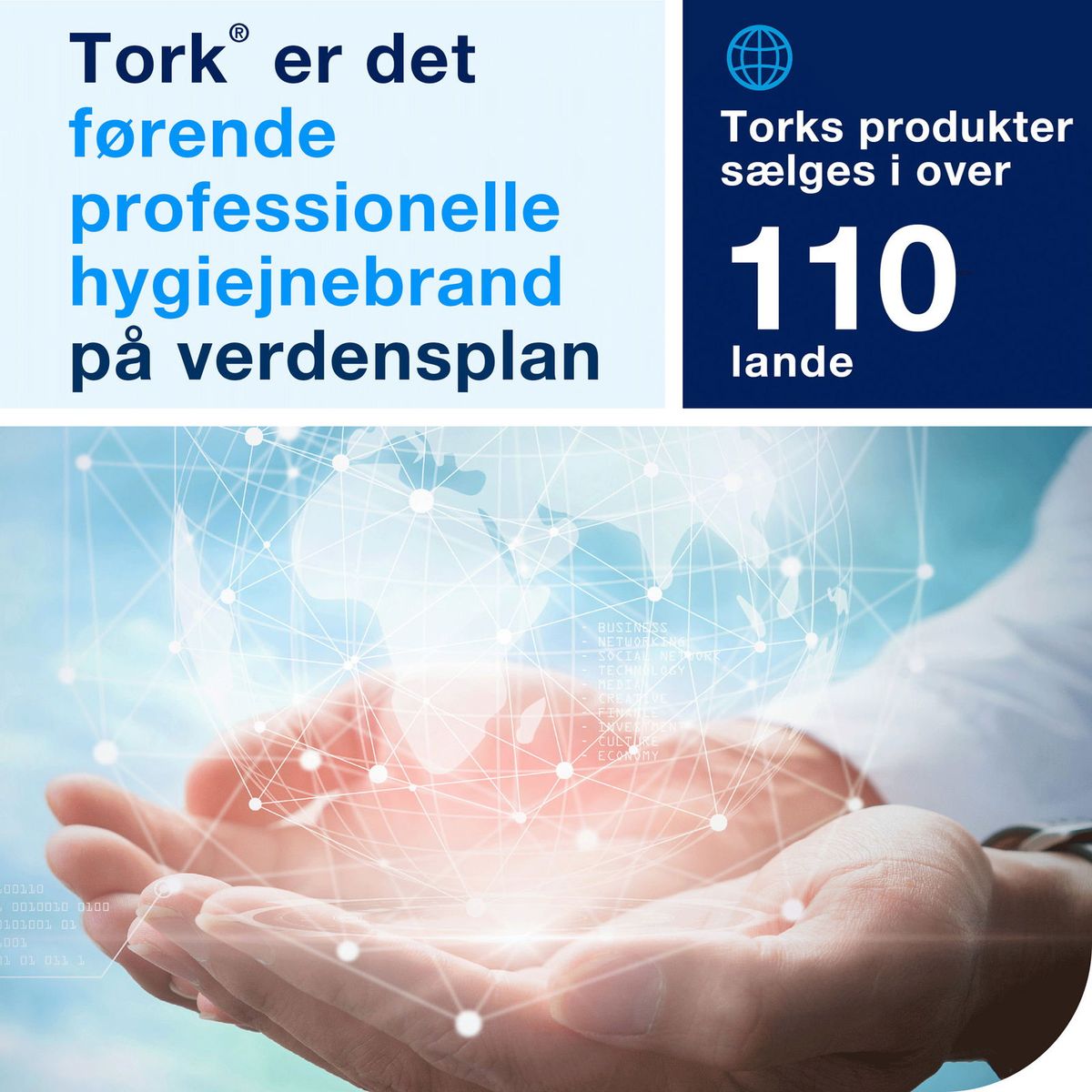 Tork 654008 Top-Pak dispenser W4 sort/rød