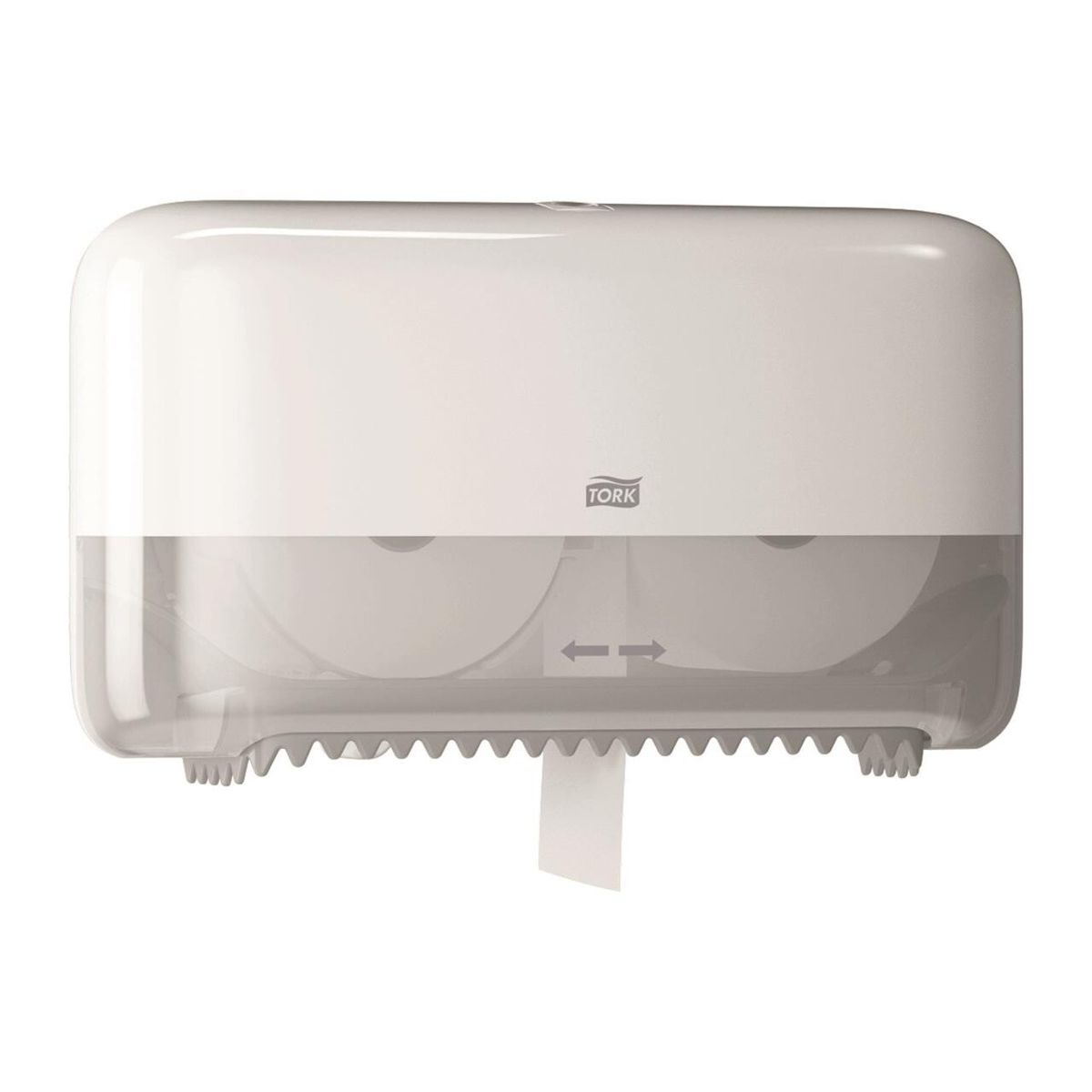 Tork Dispenser Midsize Twin T7 hvid t/toiletpapir