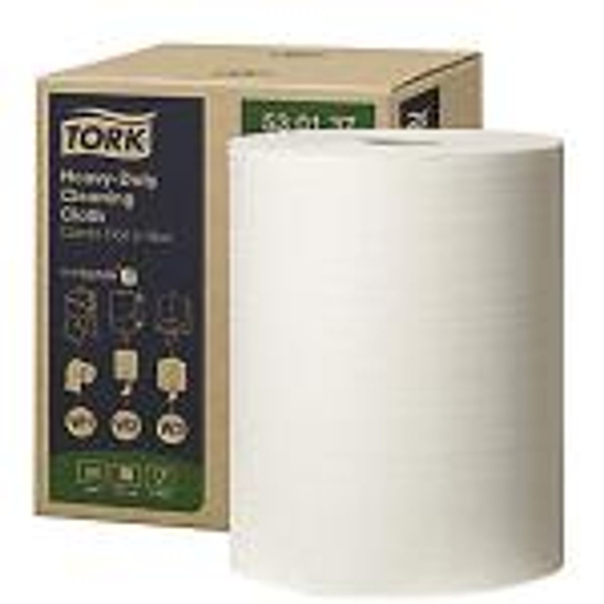 Tork Premium 530, Hvid, Rulle W1/W2/W3, 530137, 1 lag, lgd. 106, ark 280, 38,0 x 32,0