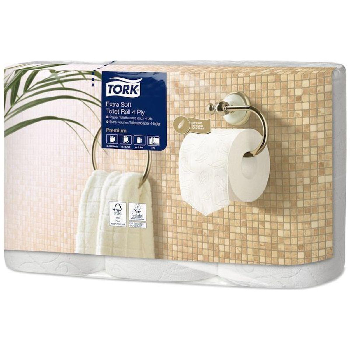 Tork Premium extra soft toiletpapir 4 lag 42 ruller 110406 T4