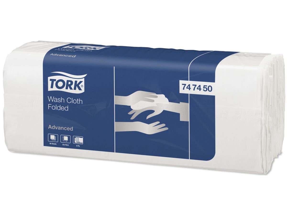 Tork Vaskeklud Advanced Hvid