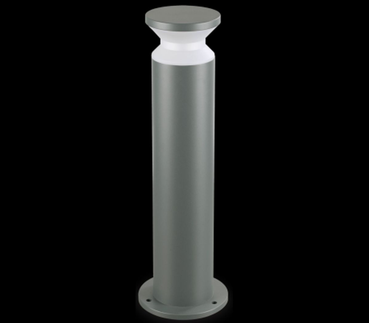 TORRE Bedlampe i aluminium og plast H60 cm 1 x E27 - Antracit/Hvid