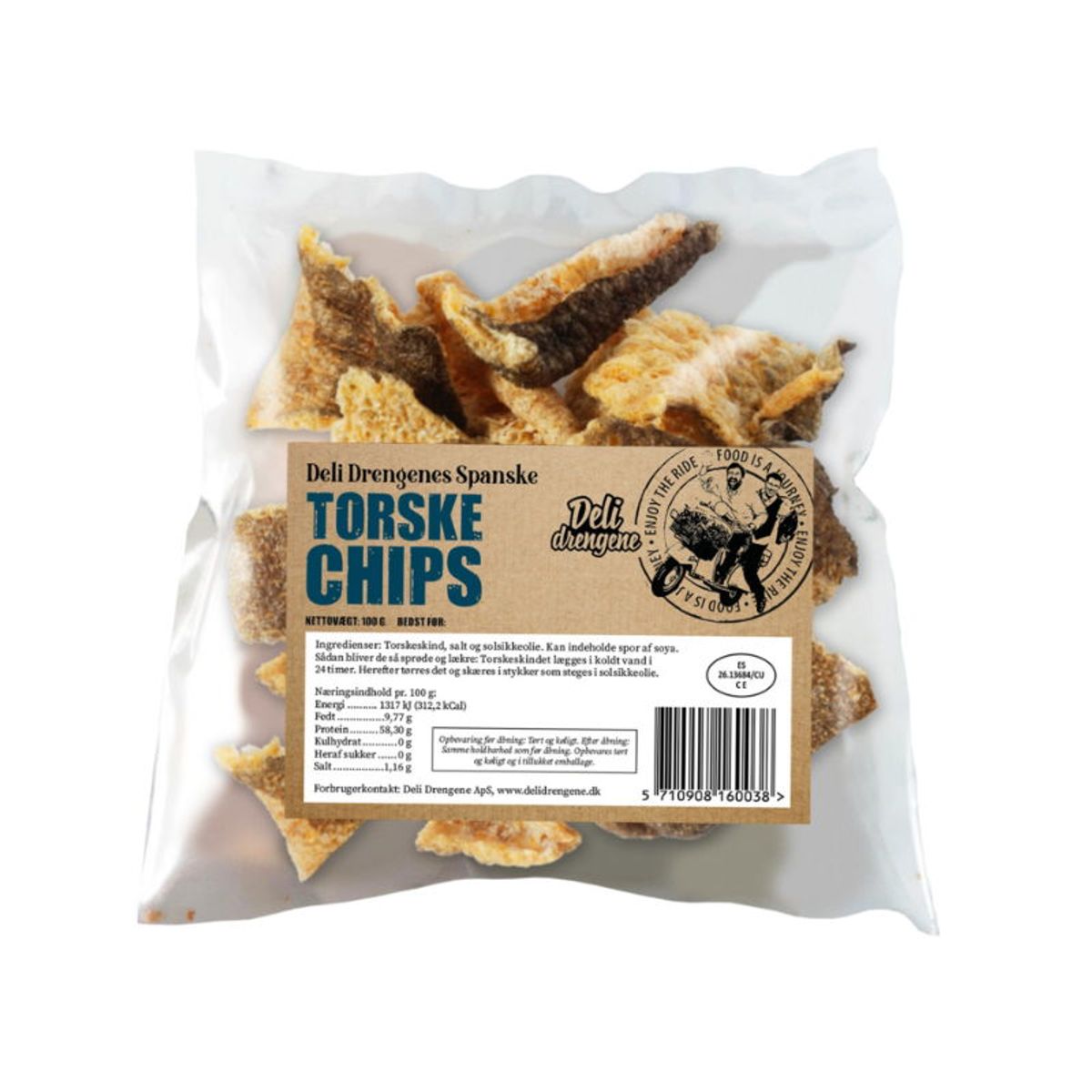 Torskechips 100g