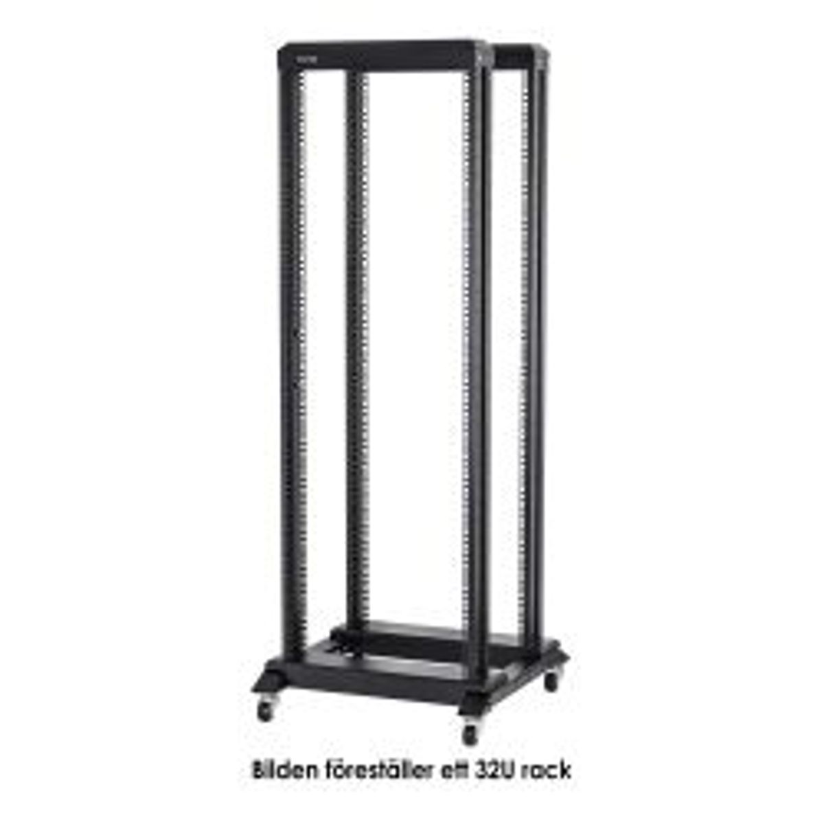 Toten 19 Floor Stand On Wheels, 42u, 600x600mm, Unmounted, Black - Tilbehør til computer