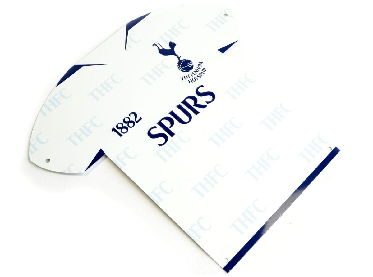 Tottenham skilt i metal (24x25 cm)