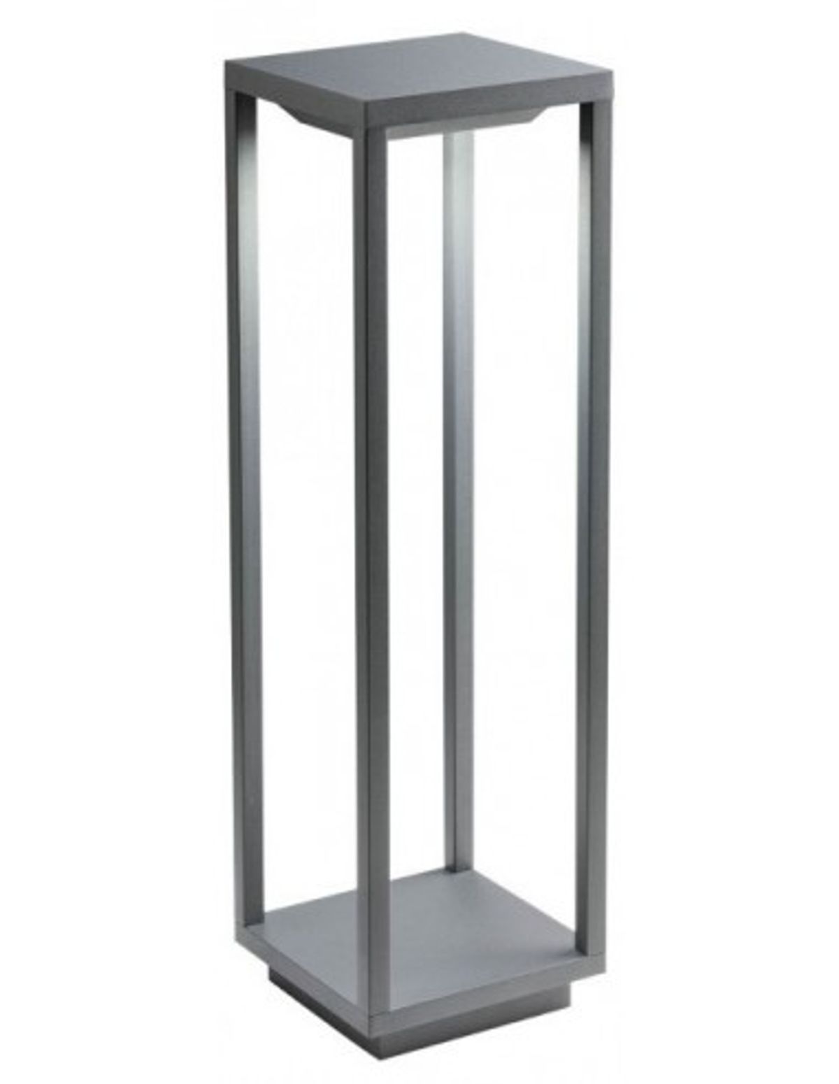 TOWER Bedlampe i aluminium og polycarbonat H50 cm 1 x 10W SMD LED - Mat mørkegrå