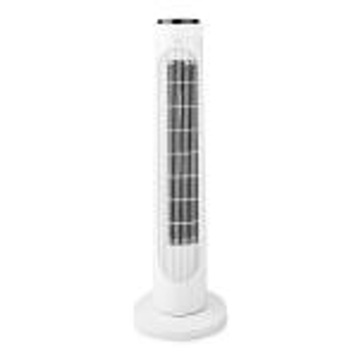 Tower Fan | Højde: 760 mm | 3-Hastighed | Svingning | 50 W | Fjernbetjening | Hvid / Sort