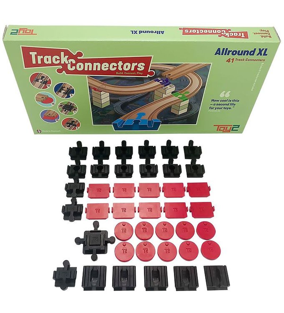 Toy2 Track Connectors - 41 stk. -Allround XL