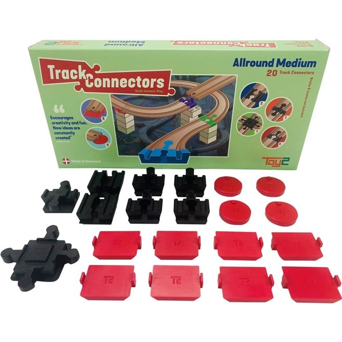 Toy2 Track Connectors - Allround Medium - 20 Stk