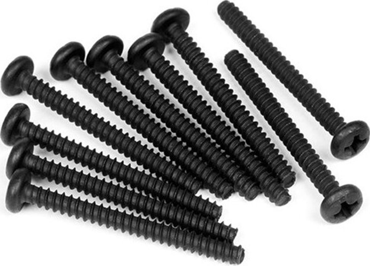 Tp. Binder Head Screw M3x30mm (10pcs) - Hpz574 - Hpi Racing