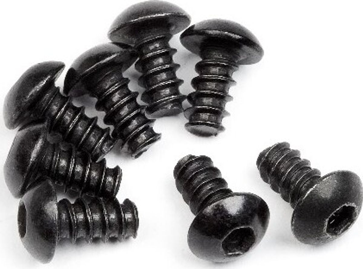 Tp. Button Head Screw M3x6mm (hex Socket/8pcs) - Hp103672 - Hpi Racing