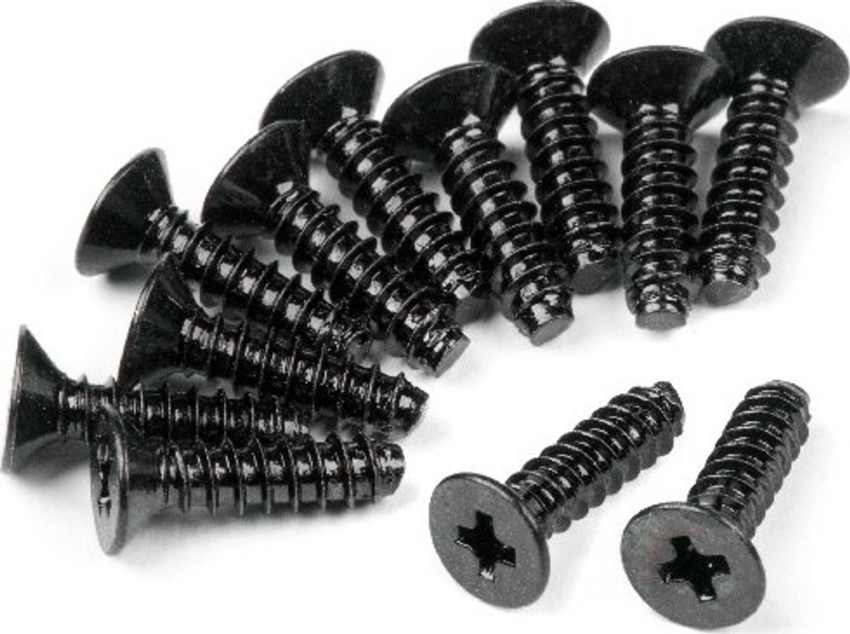 Tp Flat Head Screw M2.6x10mm (12pcs) - Hpz477 - Hpi Racing