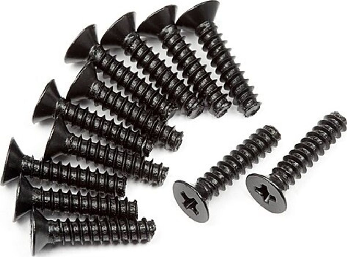 Tp. Flat Head Screw M2.6x12mm (12pcs) - Hpz478 - Hpi Racing