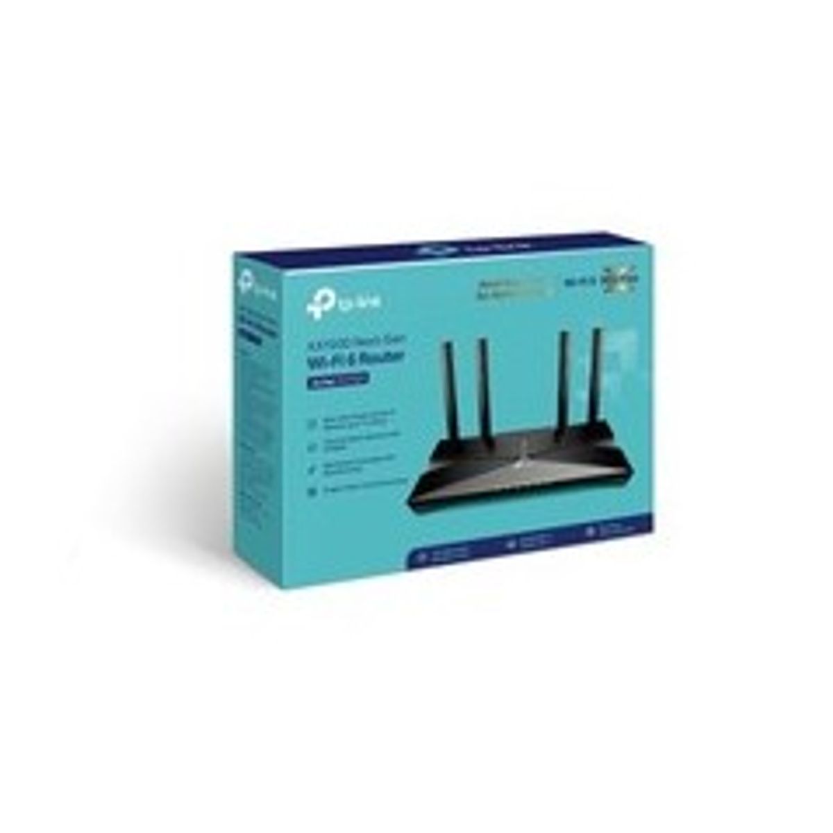 TP-Link Archer AX1500 trådløs router Gigabit Ethernet Dual-band (2,4 GHz / 5 GHz) Sort