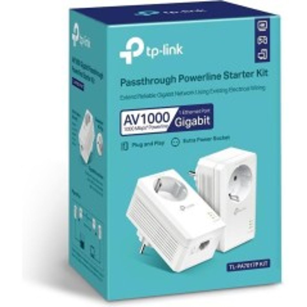 TP-Link AV1000 Bro 1Gbps Kabling