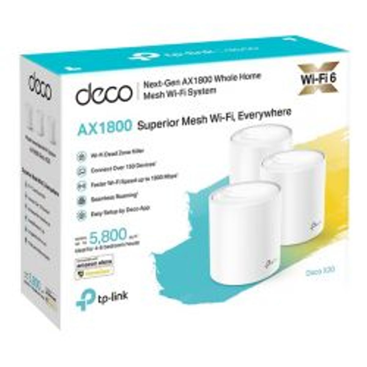 Tplink Ax1800 Whole Home Mesh Wi-fi 6 System