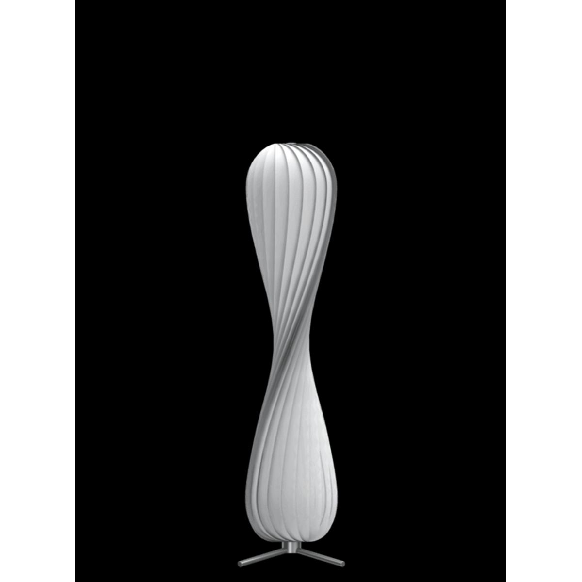 TR7 gulvlampe, plastik/hvid, 25 x 117 cm