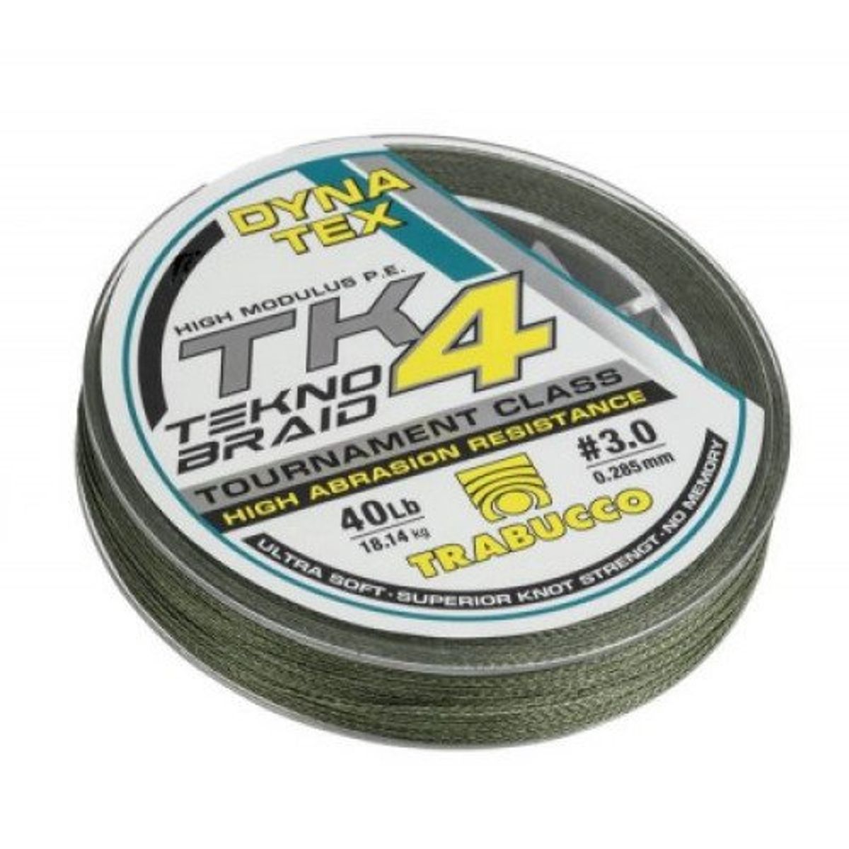 Trabucco Dynatex Tekno Braid 4X Dark Green 150m