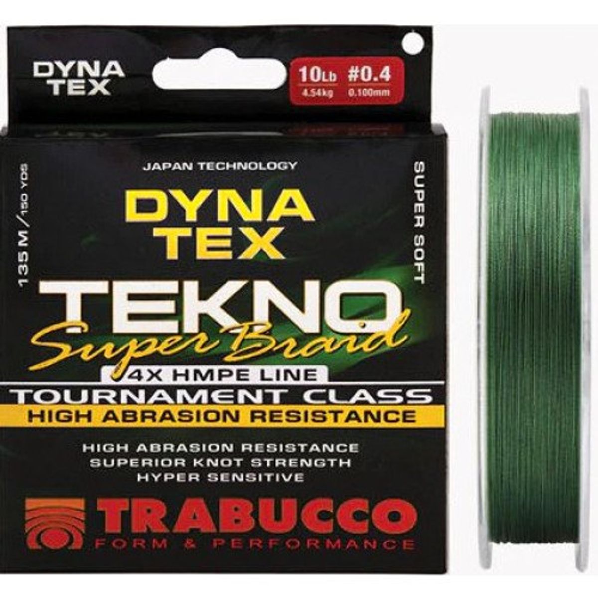 Trabucco Dynatex Tekno Super Braid 4X Grøn 135m