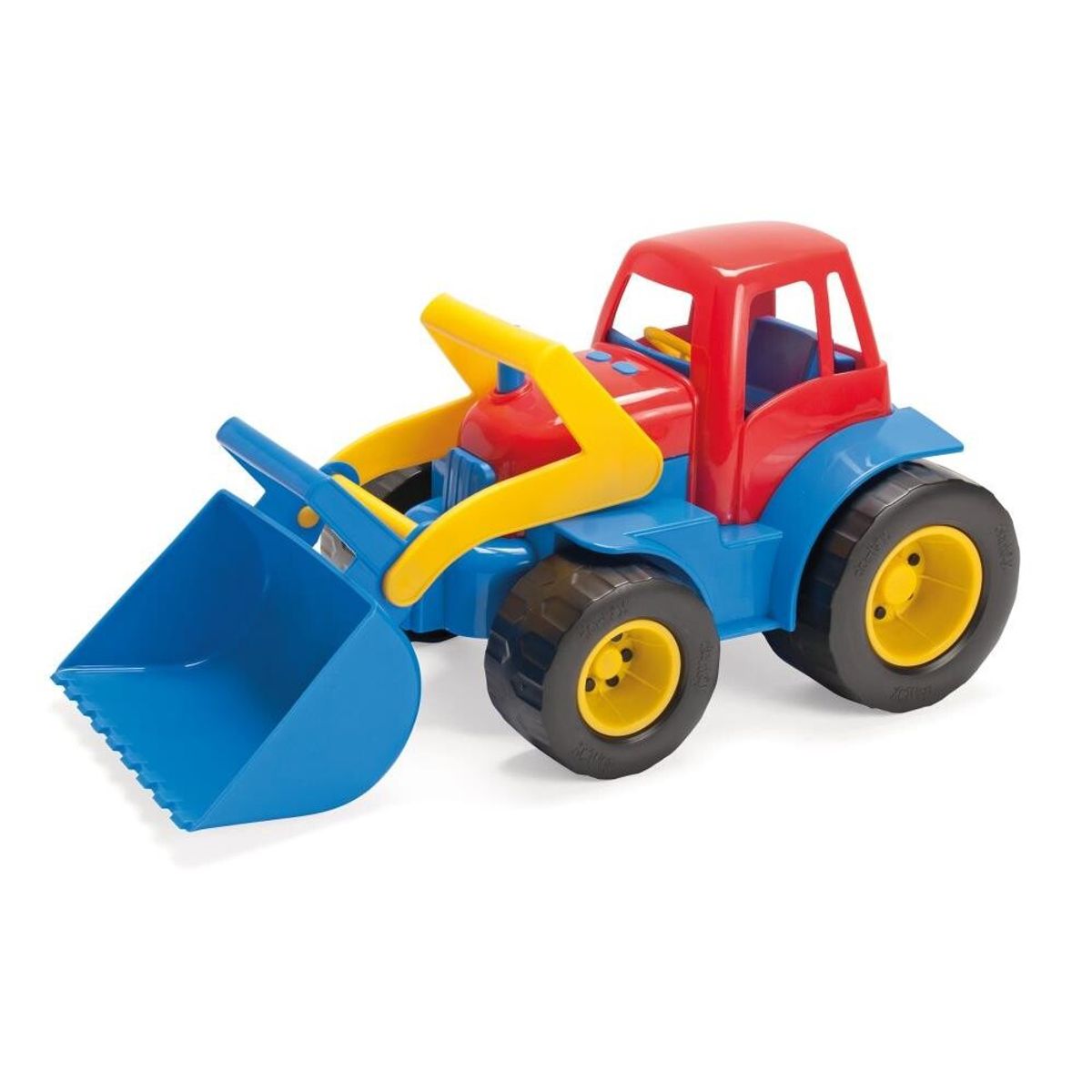 Traktor med grab - Plast, 30 cm