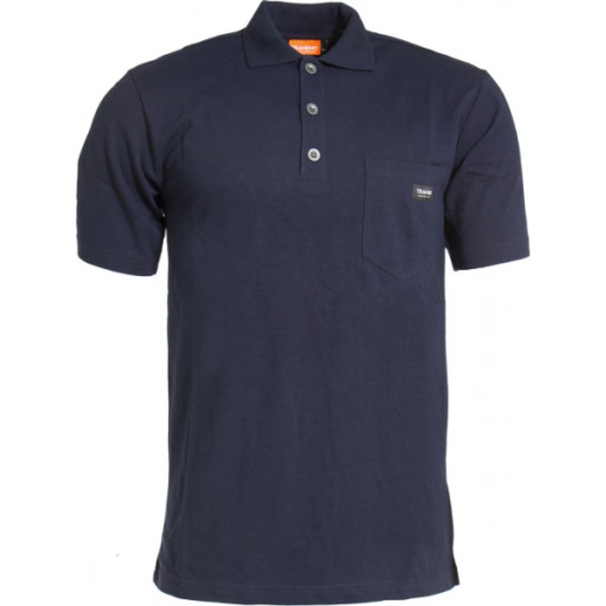 Tranemo poloshirt 590589, navy, flammehæmmende, str. L