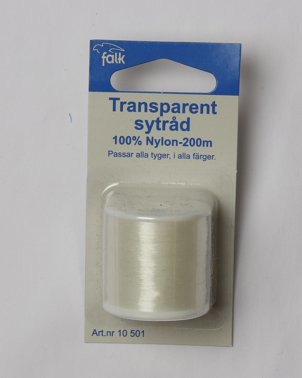 Transparent sytråd, 200 m nylon