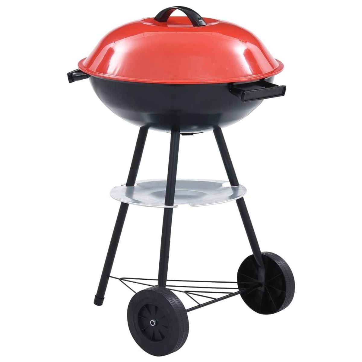 Transportabel kulgrill med hjul XXL 44 cm