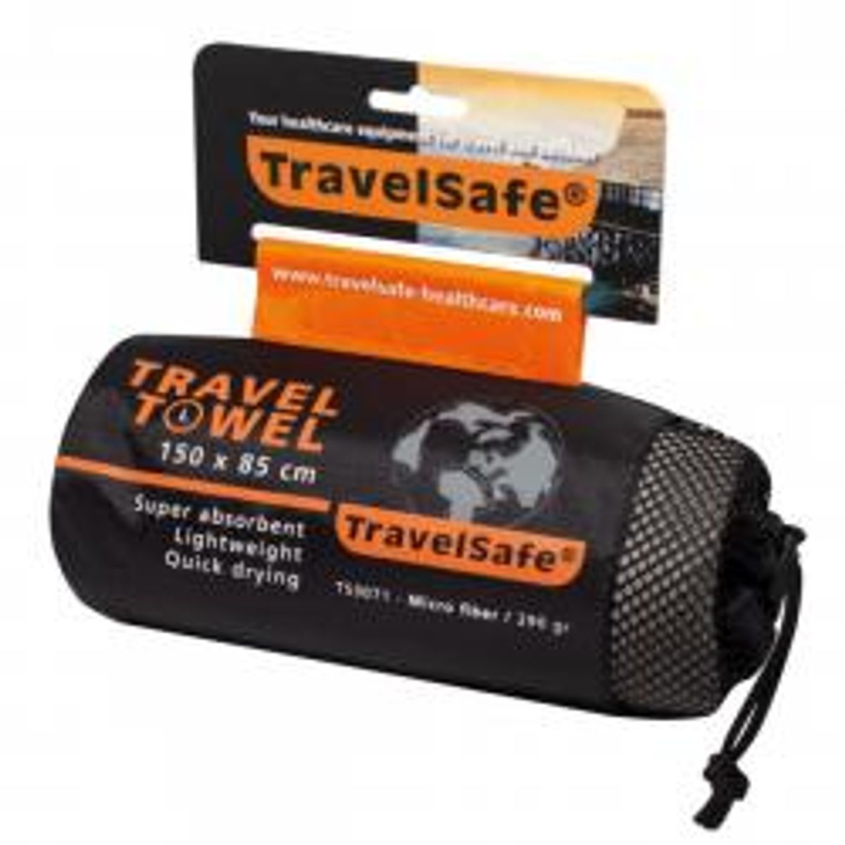 Travelsafe Traveltowel Microfiber M 70 X 135 Cm - Purple - Str. Stk. - Håndklæde