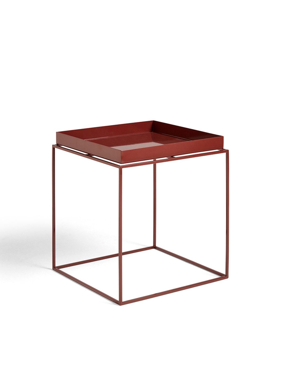 Tray Table Medium 40x40 fra Hay (B40 X D40 X H44, Chocolate (high gloss))