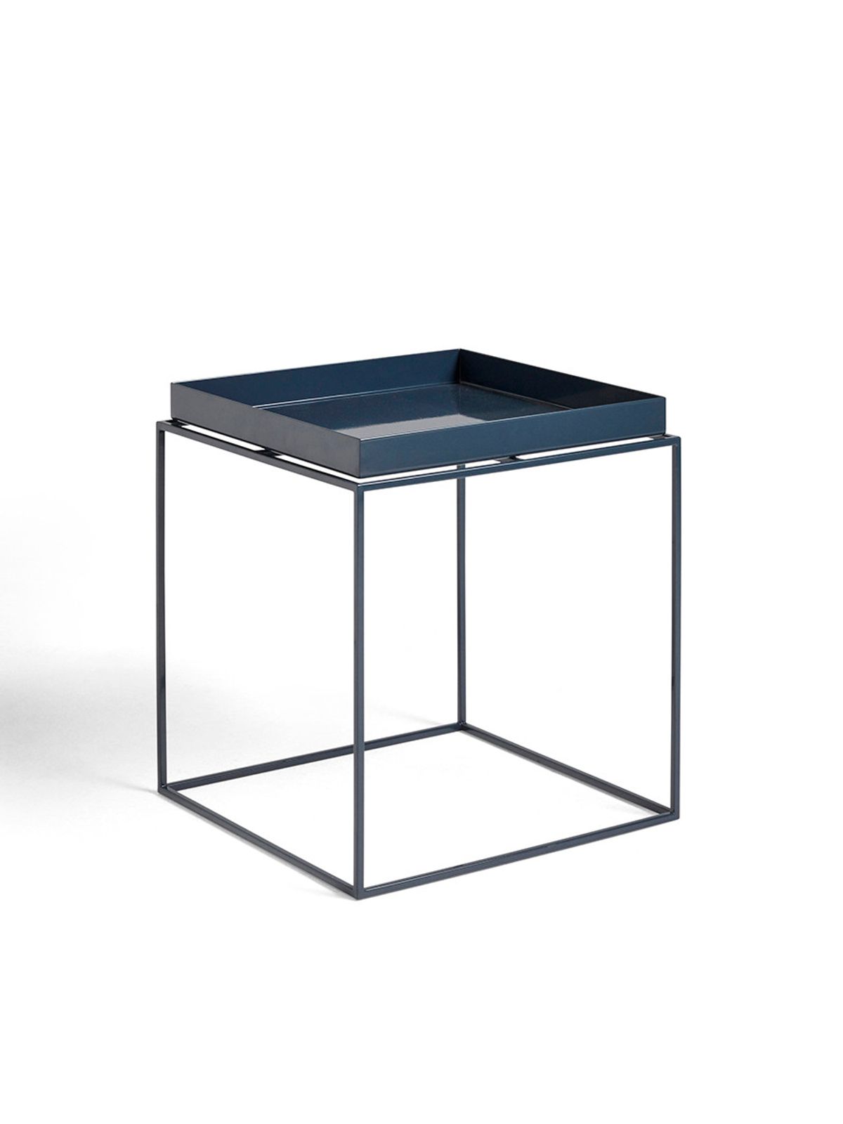 Tray Table Medium 40x40 fra Hay (B40 X D40 X H44, Deep blue (high gloss))