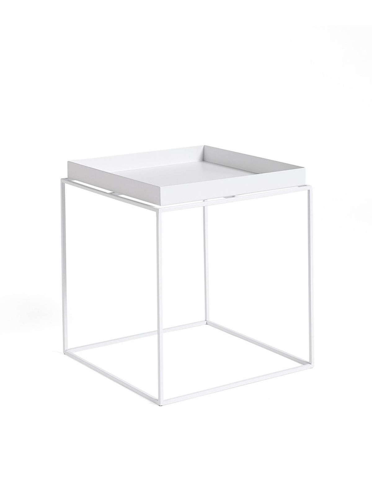 Tray Table Medium 40x40 fra Hay (B40 X D40 X H44, White)