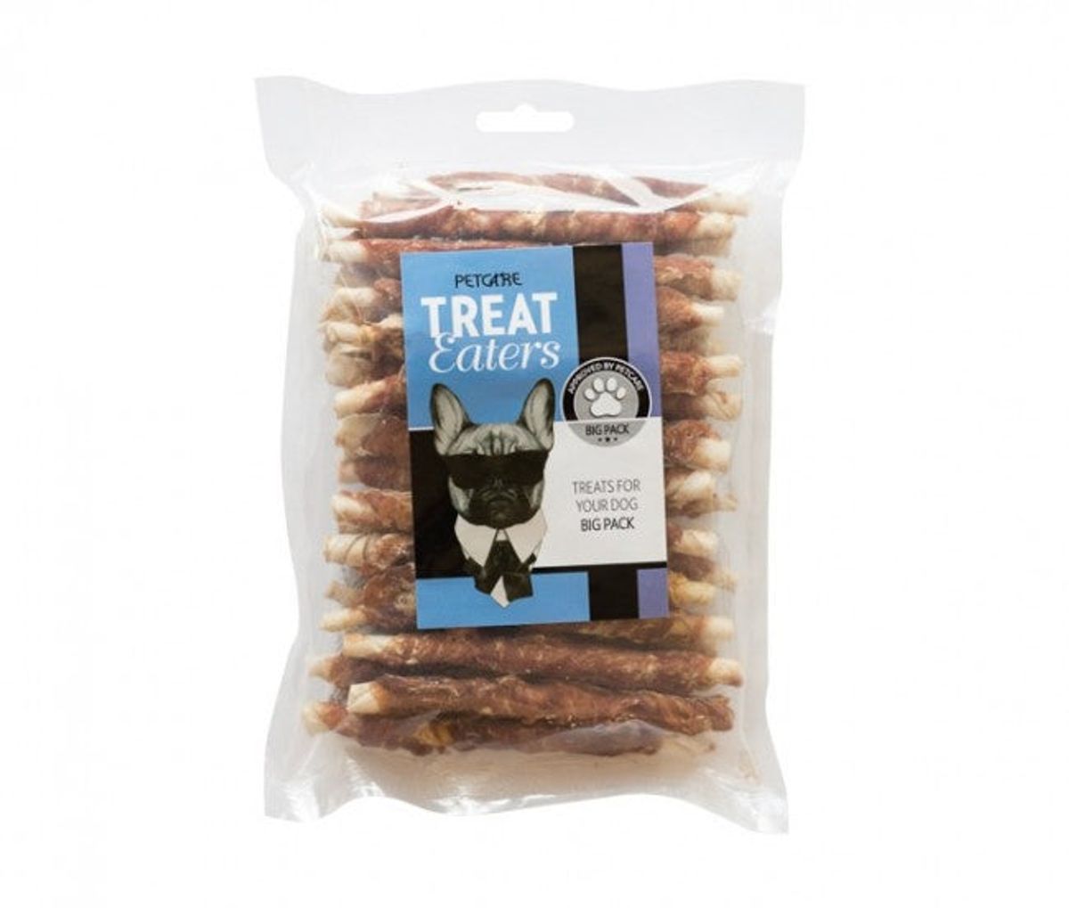 Treateaters twisted and 350g hundetyggepinde