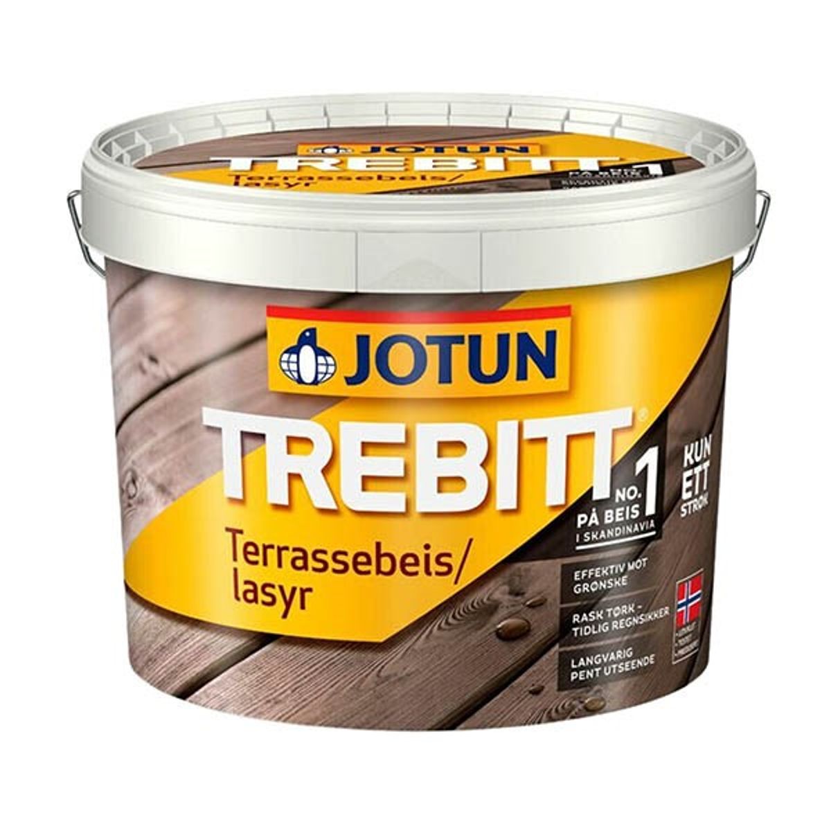 TREBITT Terrasseolie - Træbeskyttelse 9 L