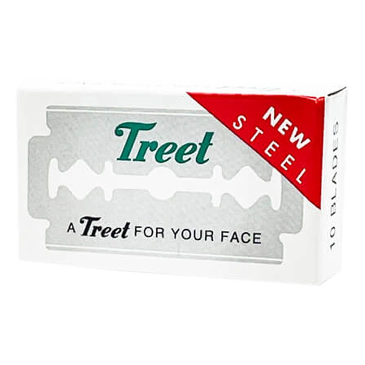 Treet New Steel DE-Barberblade, 10 stk.