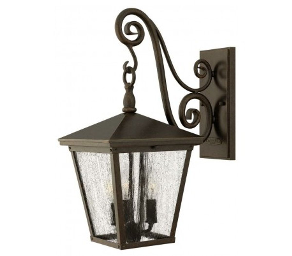 Trellis Væglampe H50,2 cm 3 x E14 - Rustik bronze