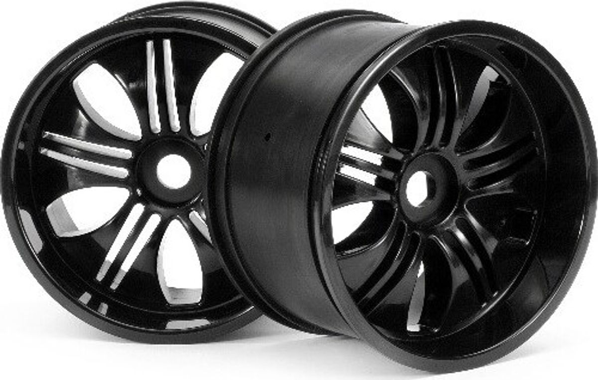 Tremor Wheel Black (115x70mm 7inch/2pcs) - Hp3251 - Hpi Racing