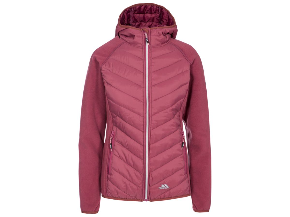 Trespass Boardwalk - Fleece jakke dame - Str. XS - Lilla