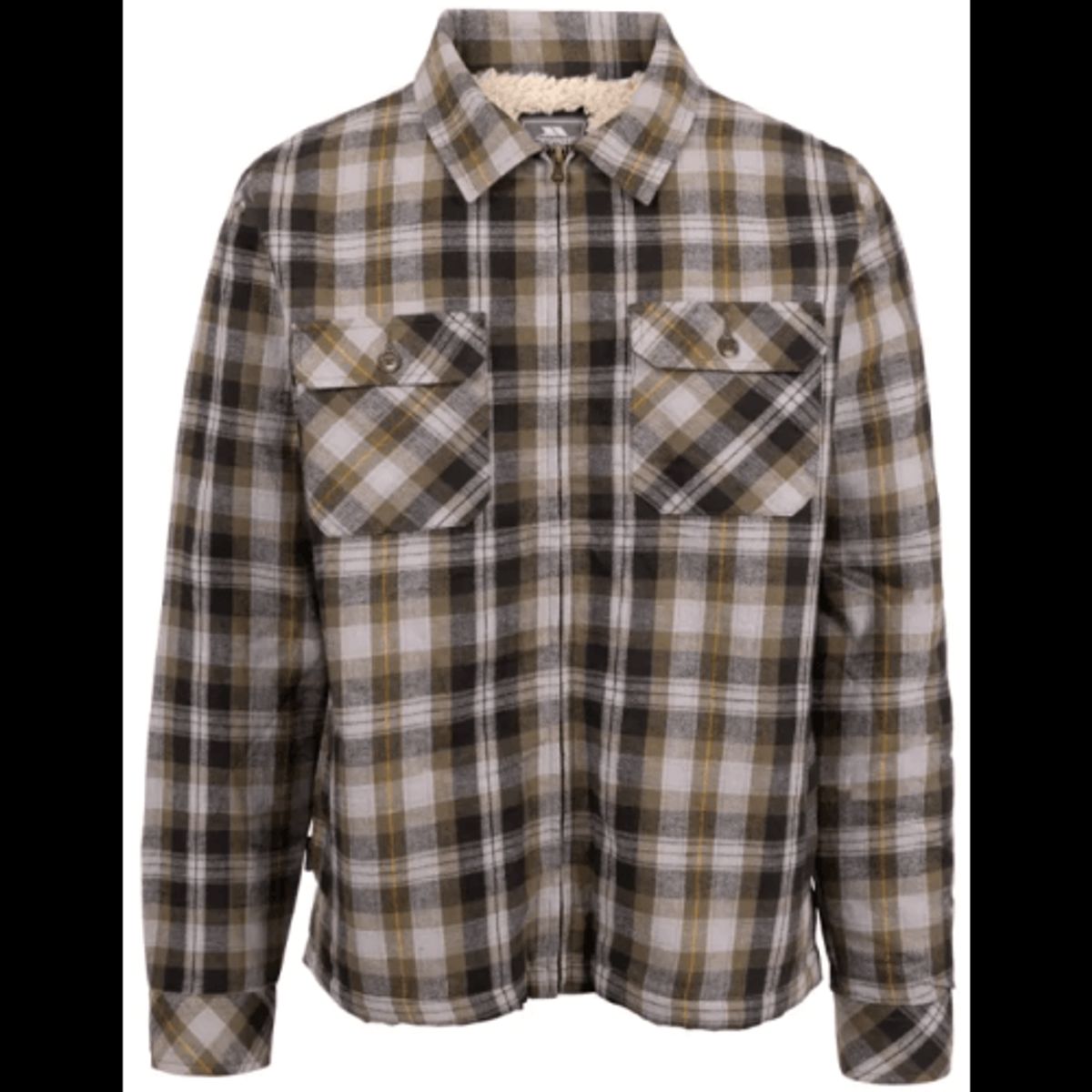 Trespass Danehill Sherpa Jakke/Skjorte Dark Vine Check