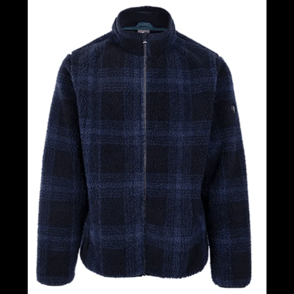 Trespass Epperstone Fleece Jakke Navy Check