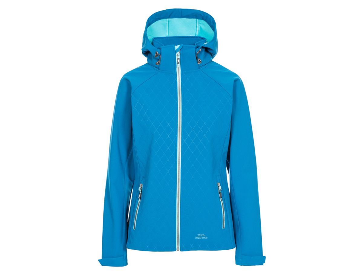 Trespass Nelly - Dame Softshell jakke- Blå - Str. 2XL