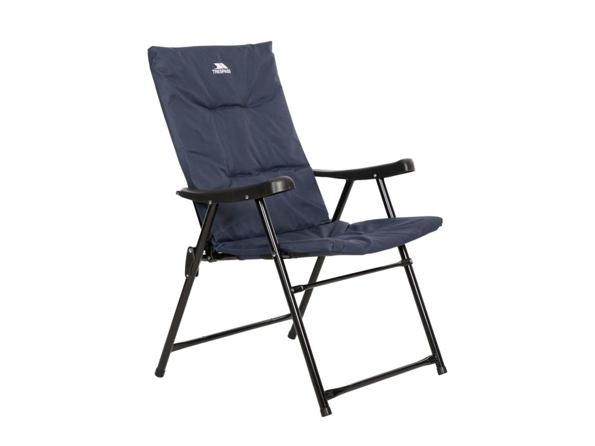 Trespass Paddy - Camping stol - Foldbar - Stål ramme - Navy