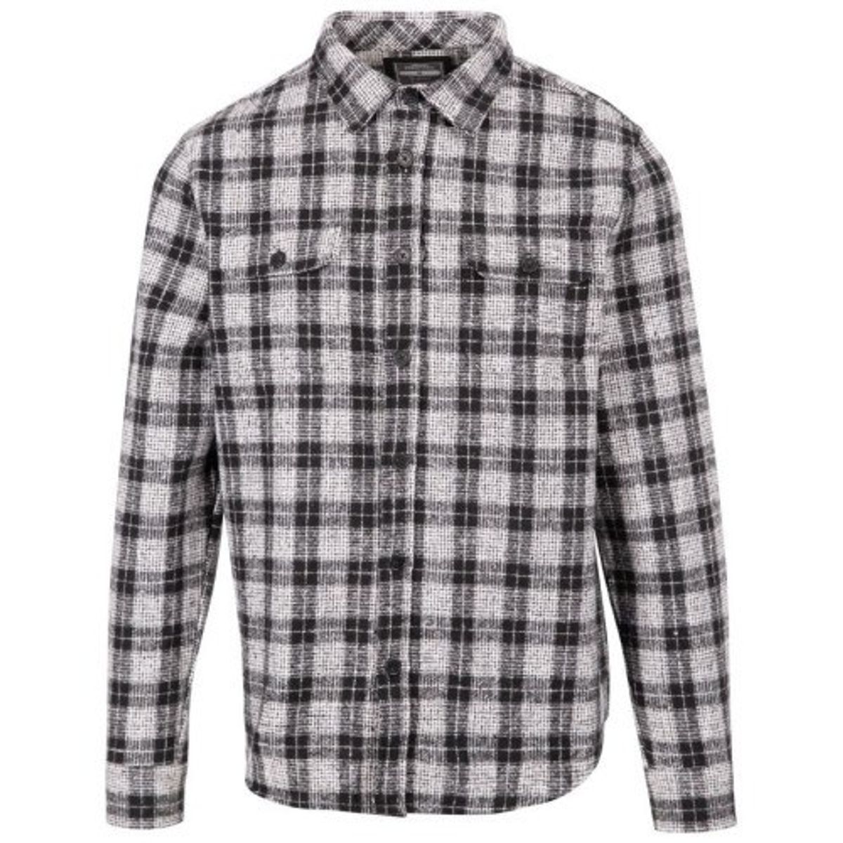 Trespass Portlaw Skjorte Black/White Check