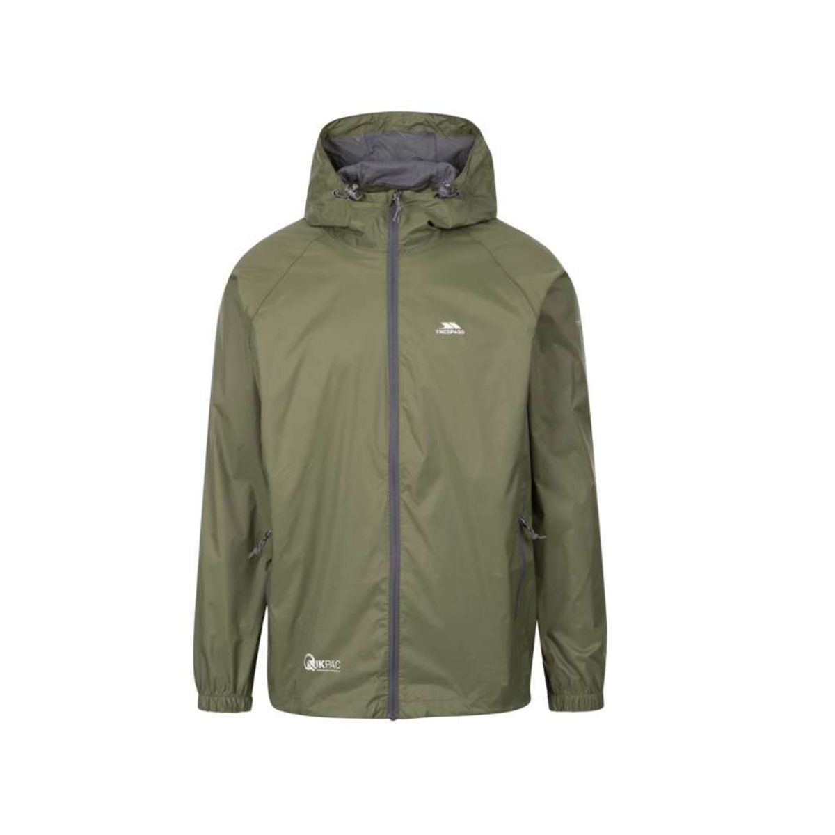 Trespass Qikpac Regnjakke Green M