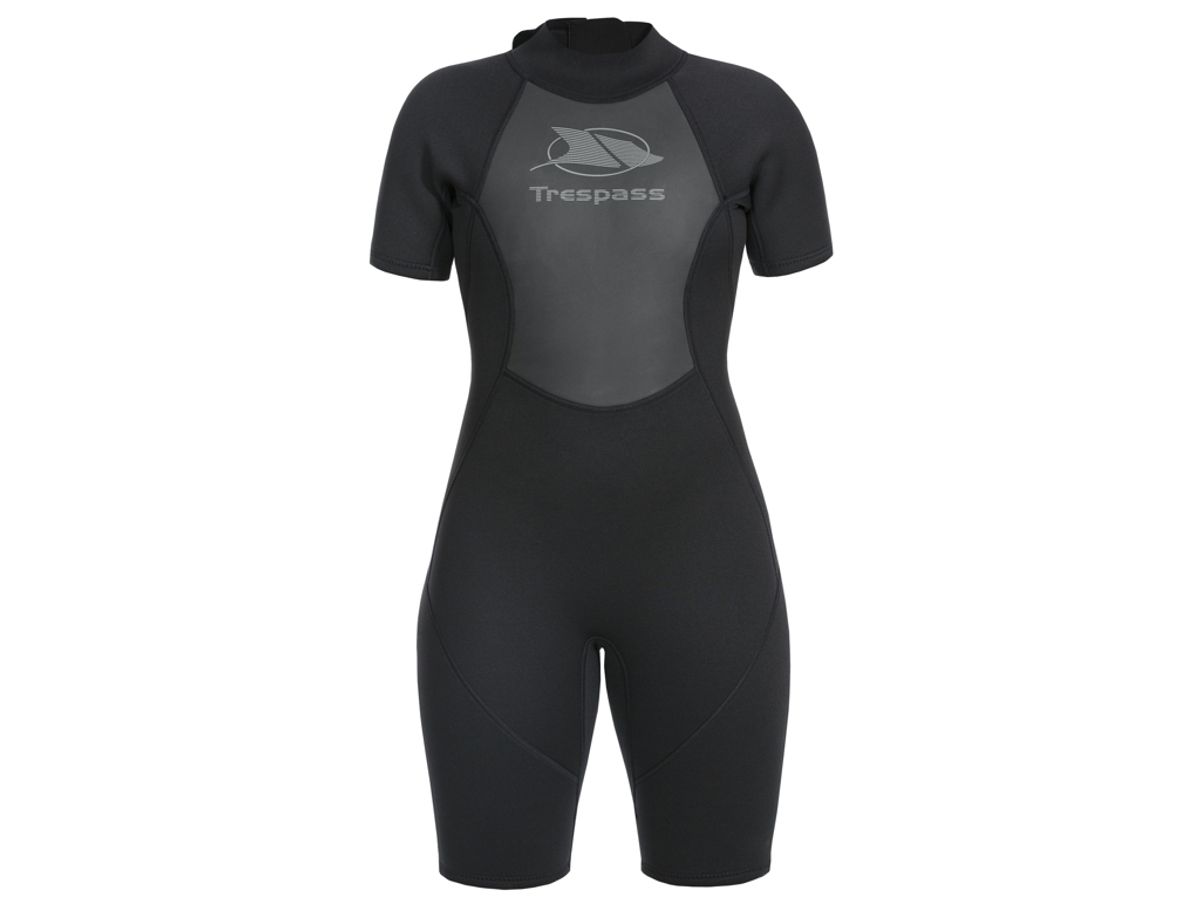 Trespass Scubadive - Våddragt - Kort - 3mm Neopren - Dame - Sort - Str. XXL