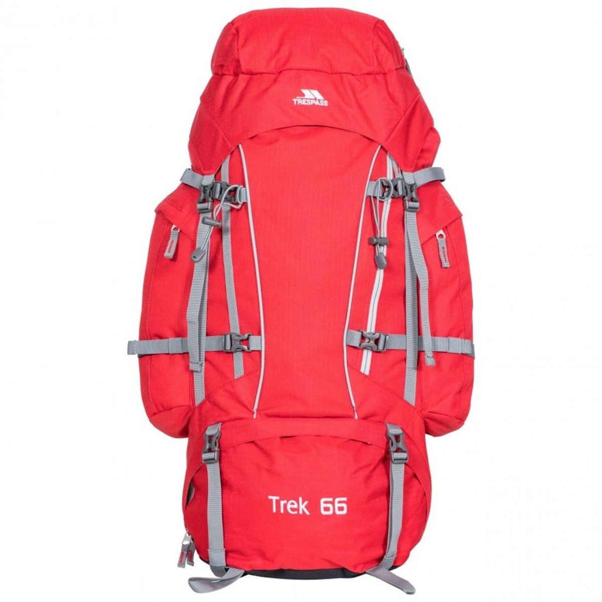 Trespass Trek 66 L Rygsæk Rød 66 Liter